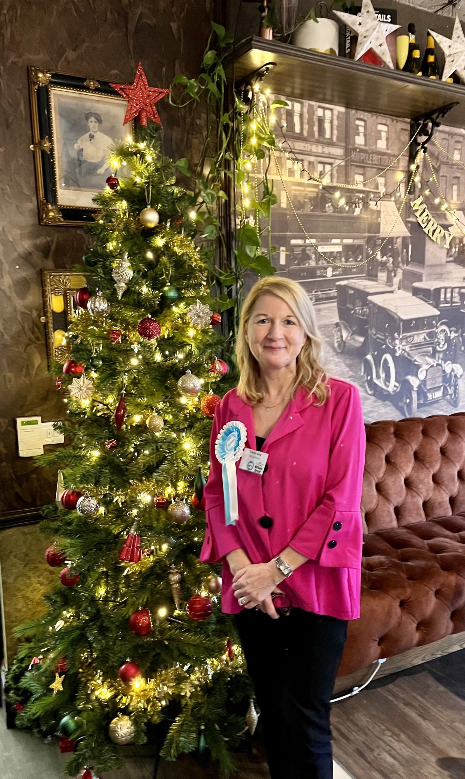 Emma Guy Reform - Mid Cheshire Parliamentary Candidate at Christmas