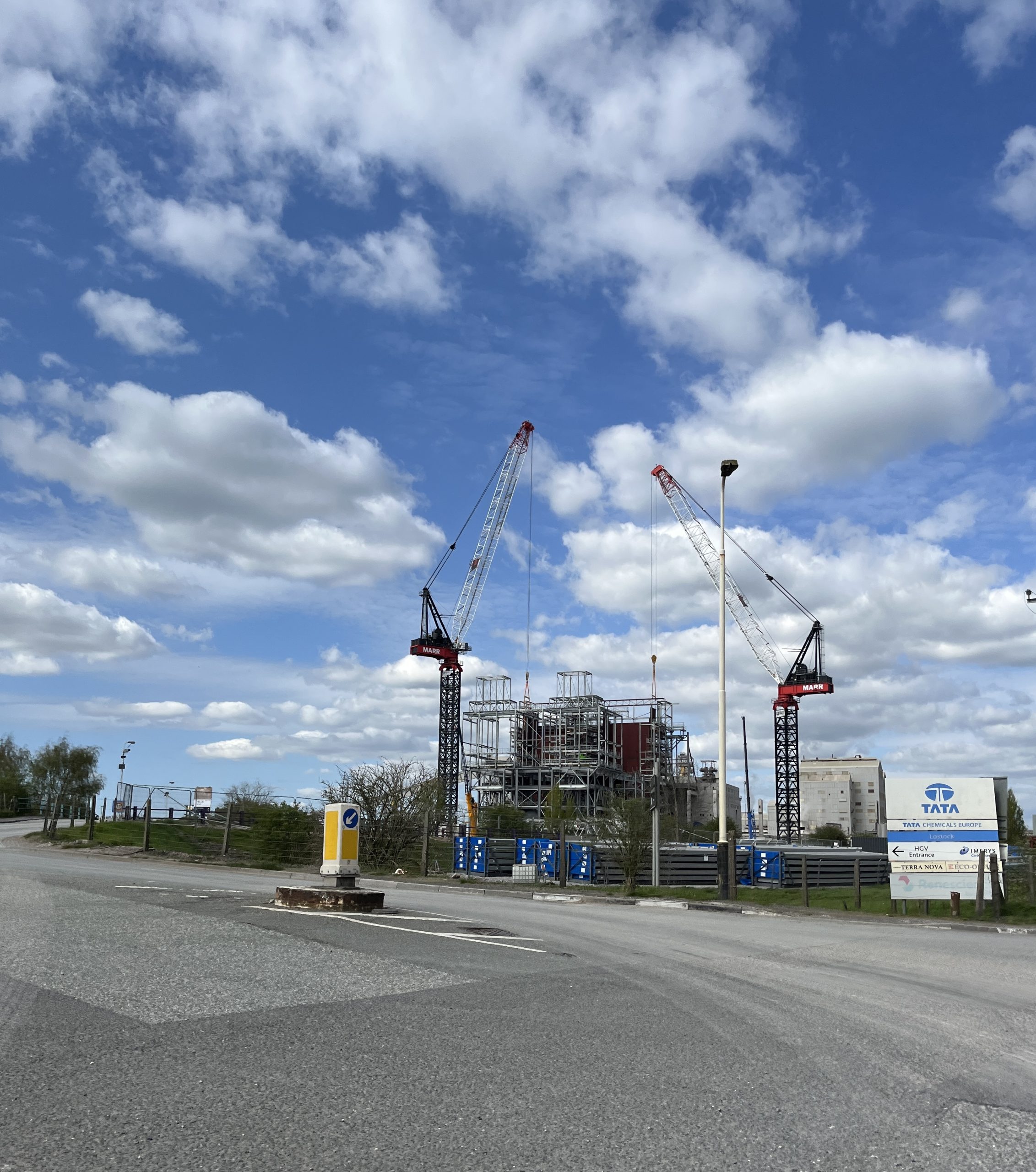 Northwich Incinerator under construction April 2024 | Emma Guy Reform U.K.