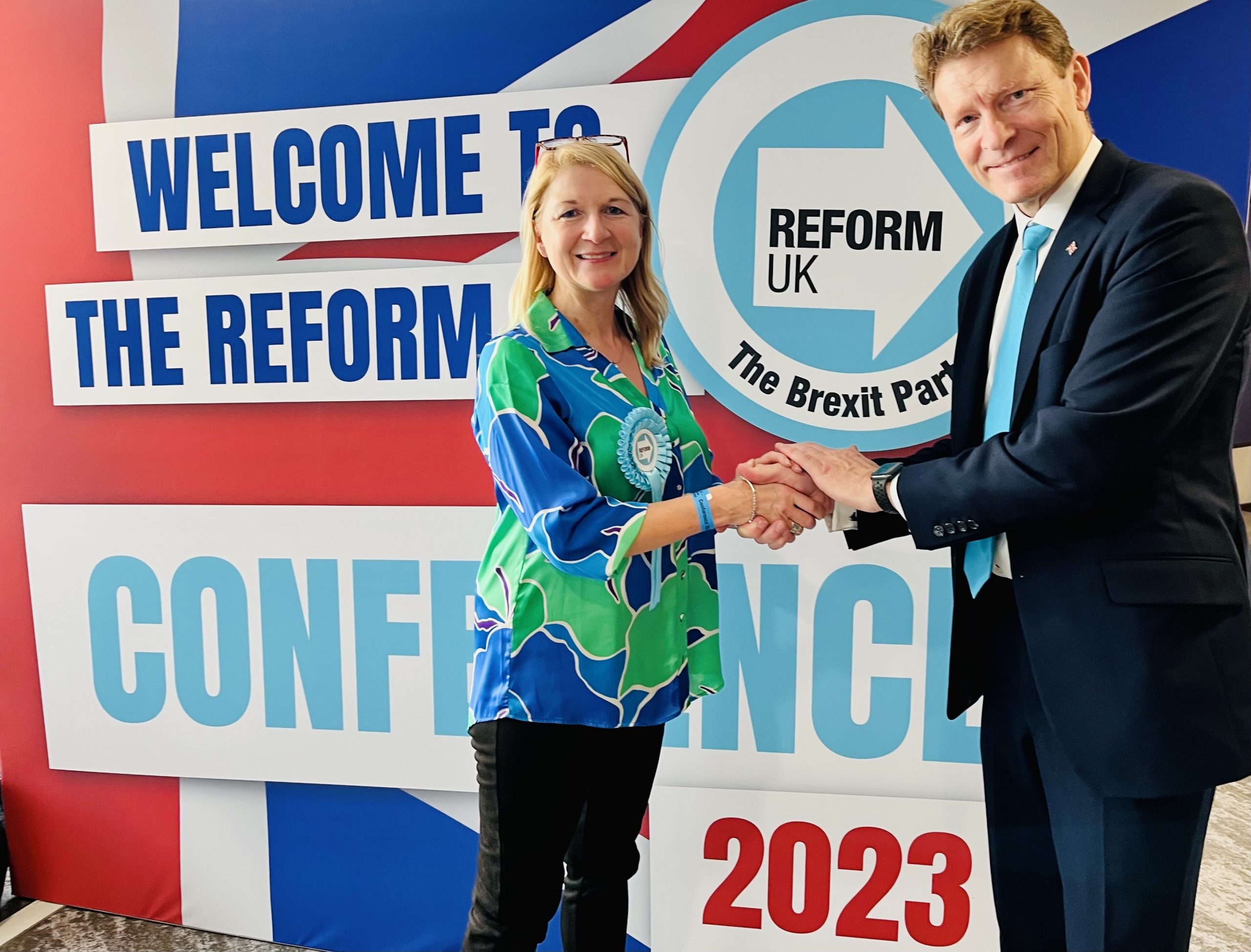 Emma Guy Reform - Mid Cheshire Parliamentary Candidate with Richard Tice